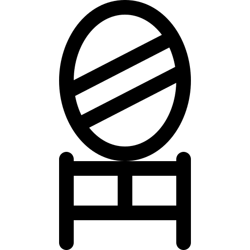 Mirror mirror furniture and household cabinet icon