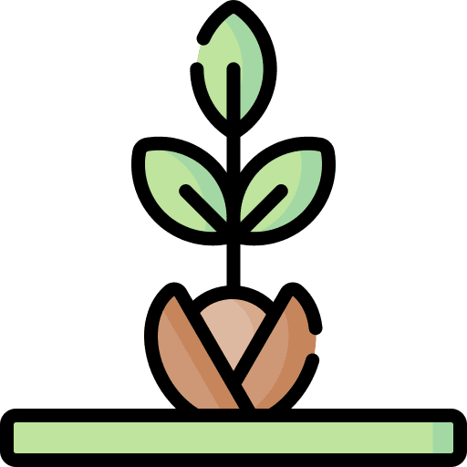 Germination germination leaf sprout icon