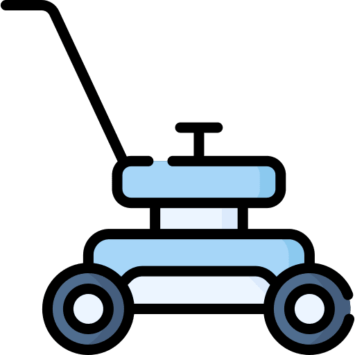 Mower farming and gardening lawn lawnmower icon