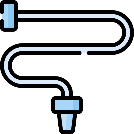 Water hose pipe watering farm icon