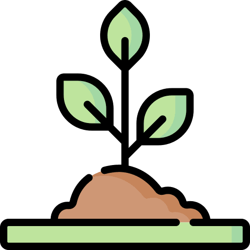 Sprout nature leaf plant icon