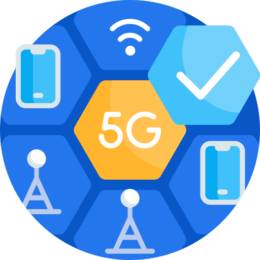 5g connectivity connection data icon