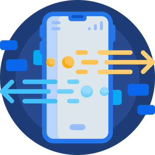 Smartphone network mobile phone smartphone icon