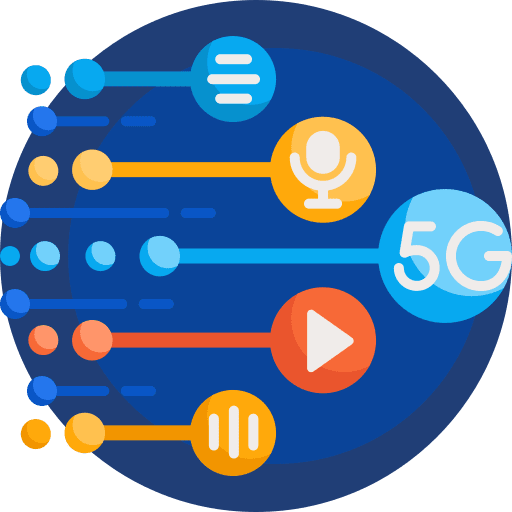 Traffic internet multimedia cloud icon