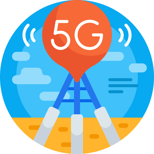 5g signal tower radio frequency radio tower icon