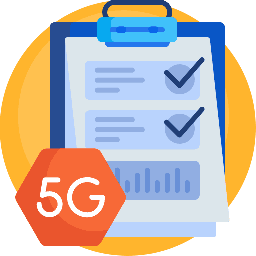 5g wireless internet communications icon