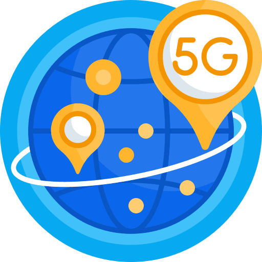 Global network global network wireless web site icon