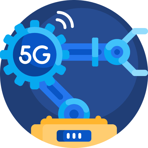 Robotic arm robotic arm industry electronics icon