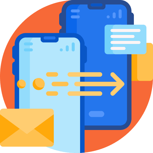 Send message send message mail quick icon