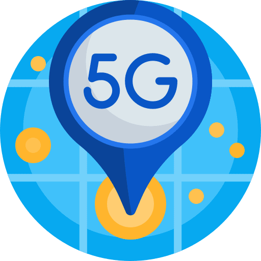 5g connection placeholder world icon