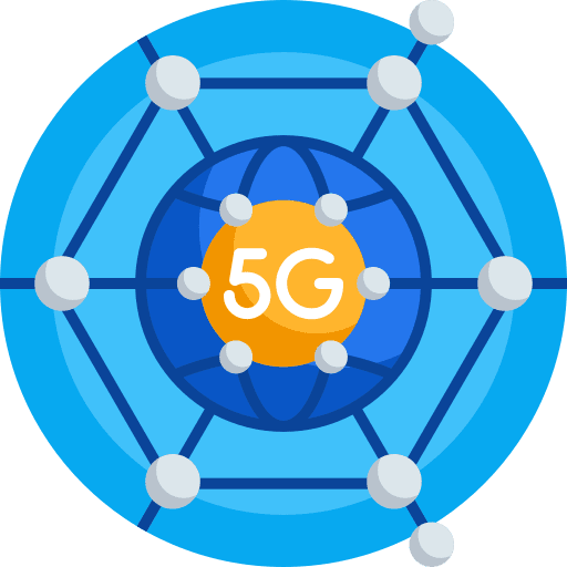 5g infrastructure communications electronics icon