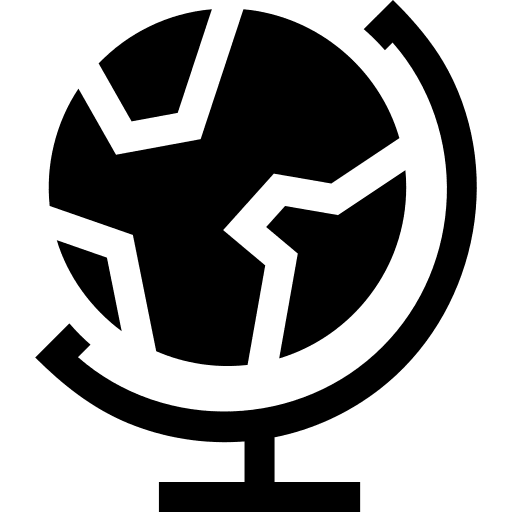 Geography social studies education subject icon