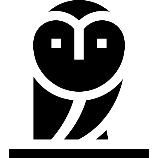 Philosophy owl animals subject icon