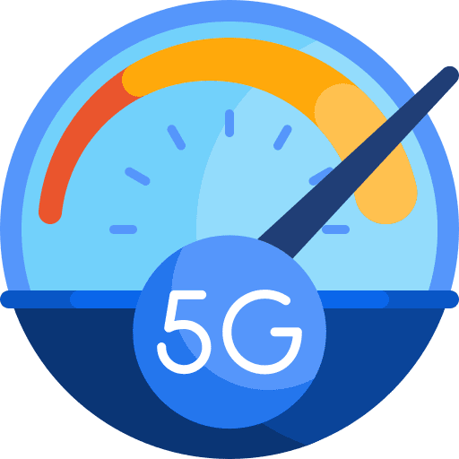 Speedometer wireless internet electronics icon