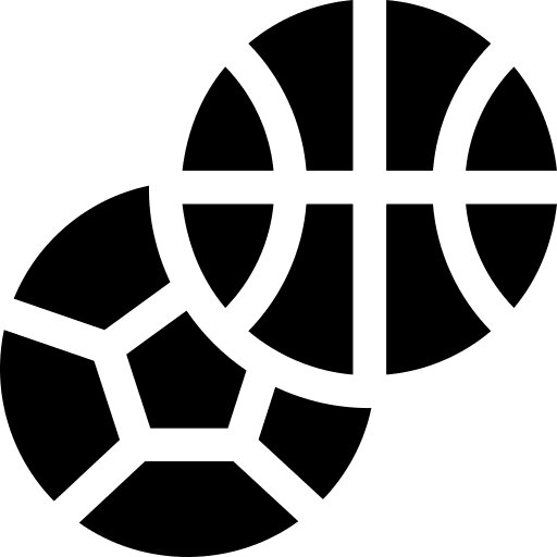 Physical education ball activity subject icon