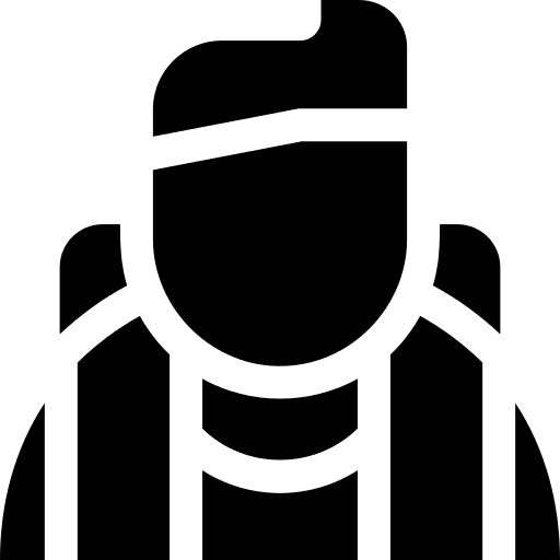 Student user backpack student icon