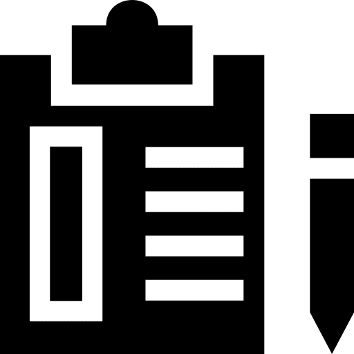 Test summary test writing tool icon