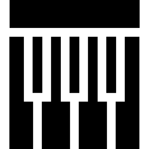 Music subject education music and multimedia icon