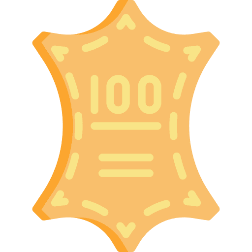 Leather sewing leather handcraft icon