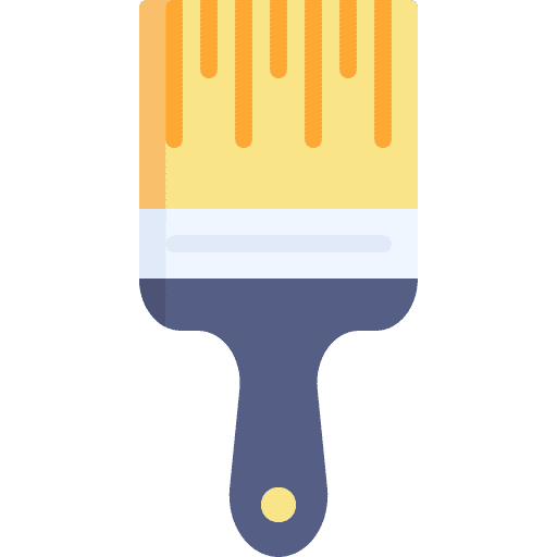 Paint brush paint brush art and design painting icon