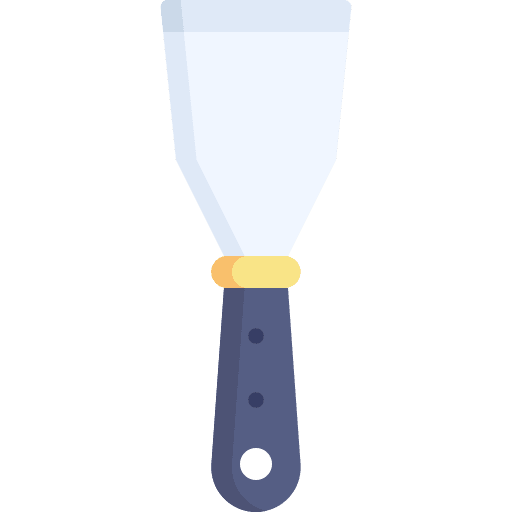 Scraper tool utensil art icon