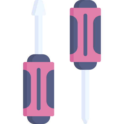 Screwdriver construction and tools tools construction icon