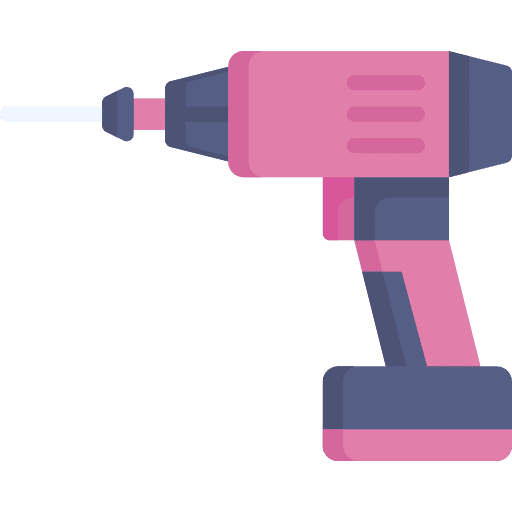 Drilling machine improvement hand tool construction and tools icon