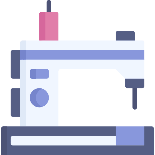 Sewing machine fashion electronics craft icon