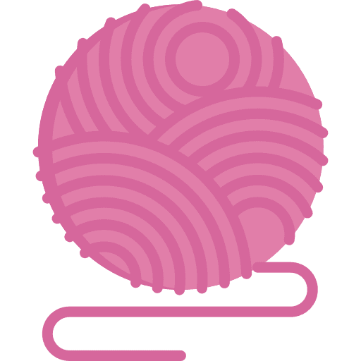 Yarn hobbies and free time yarn textile icon