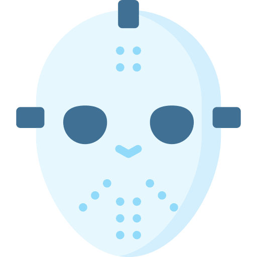 Hockey mask hockey mask user halloween icon