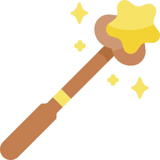Magic wand entertainment magic wand witch icon