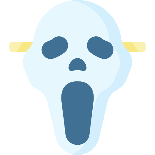Scream scream horror terror icon