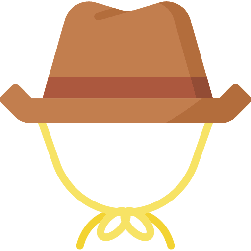 Cowboy hat western costume cowboy icon