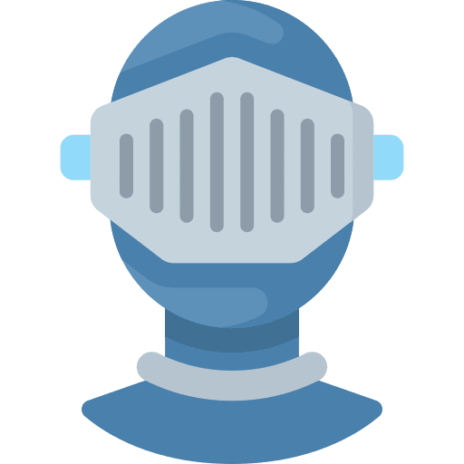 Knight helmet medieval cultures icon