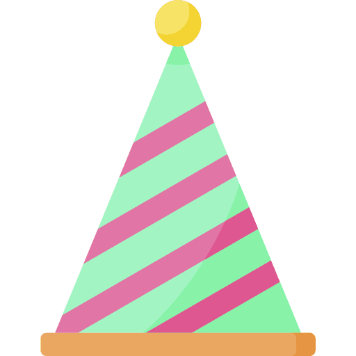 Party hat fun celebration costume icon