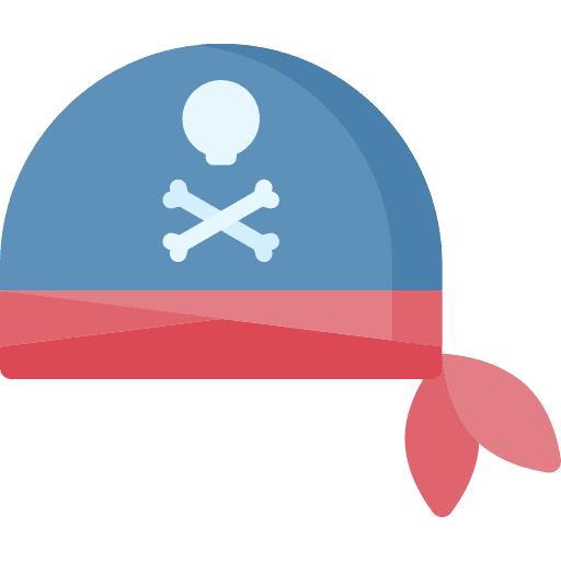 Pirate scarf scarf kerchief pirate scarf icon