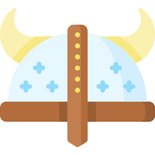 Viking helmet protection helmet viking helmet icon