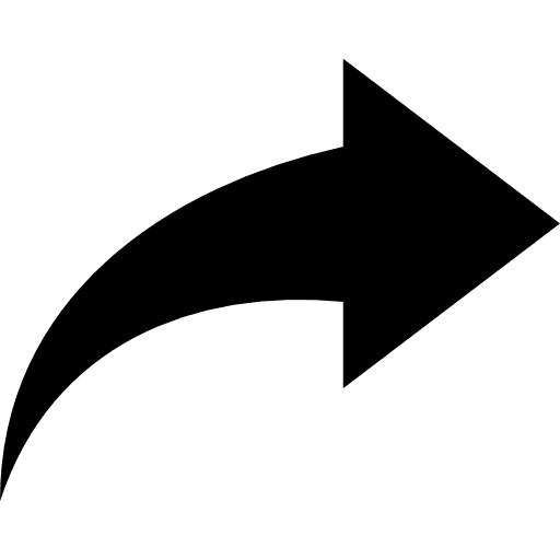 Redo arrow next page publish curved arrow icon