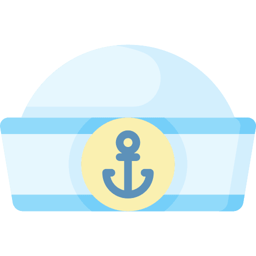 Sailor hat sailor hat sailor captain icon