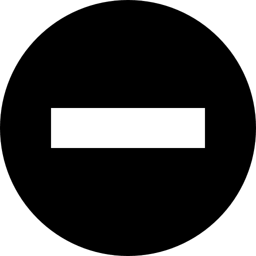 Blocked sign shapes prohibition forbidden icon