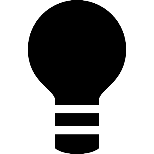 Halogen bulb electricity technology lights icon
