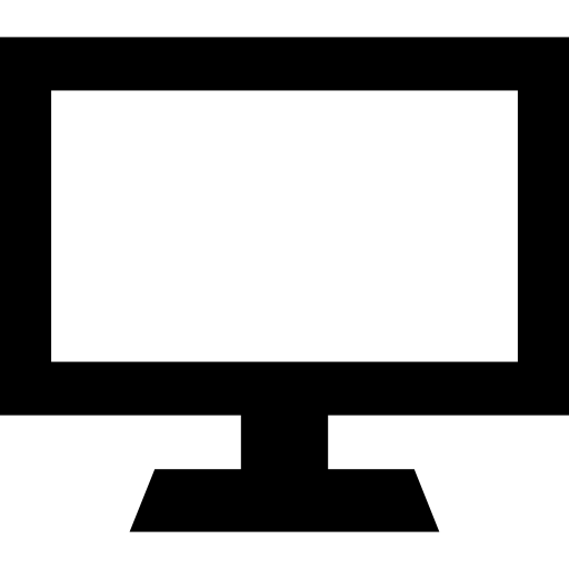 Led display computer technology monitor icon