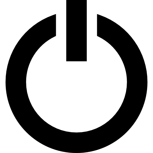 Power button sign power buttons energy computer icon