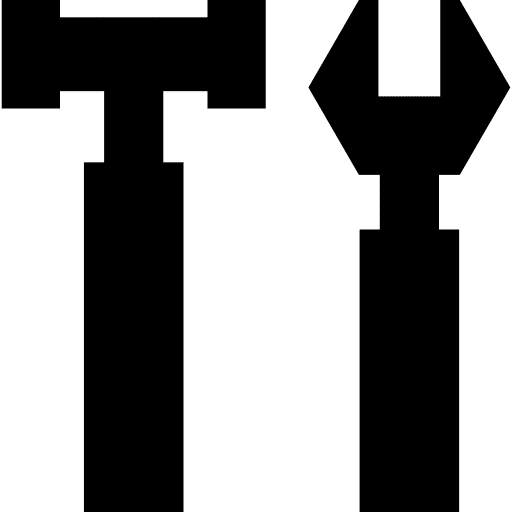 Settings tool wrench setup wrenches icon