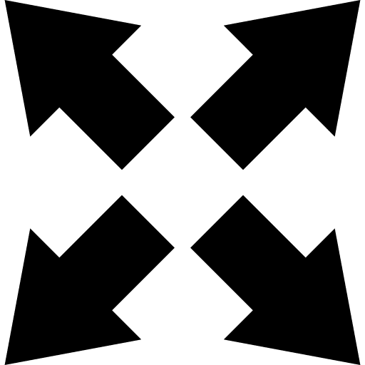 Expand four arrows graphic tool extend expand icon