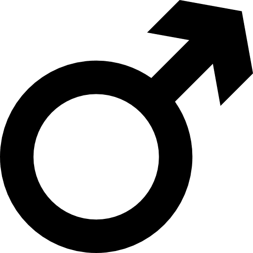 Male gender symbol men genders man icon