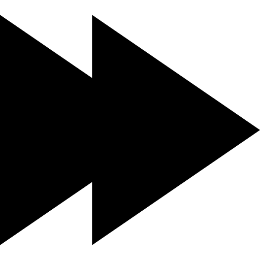 Move rightward after direction forward icon
