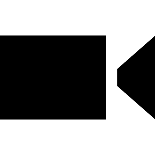 Video camera signal multimedia recording technology icon