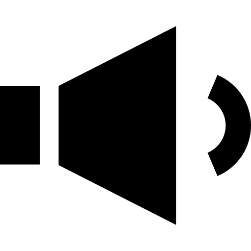 Volume drecreased sound speaker music icon