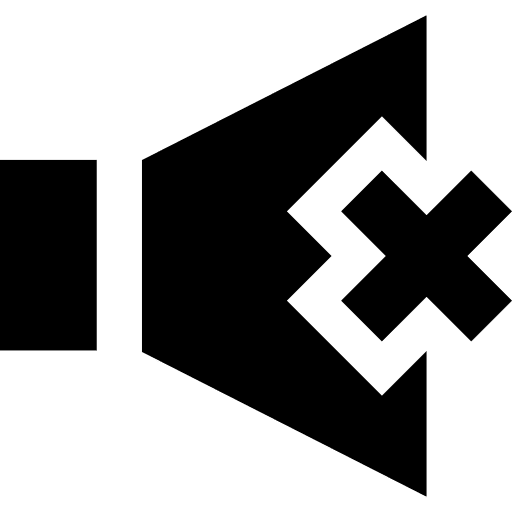 Volume off volume control speakers sound icon